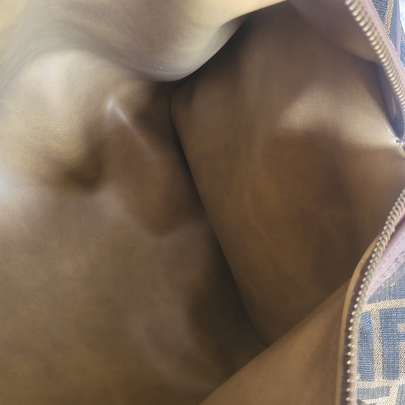 Fendi Zucca FF Canvas Leather Boston 45 Travel Bag. - Picture 15 of 16